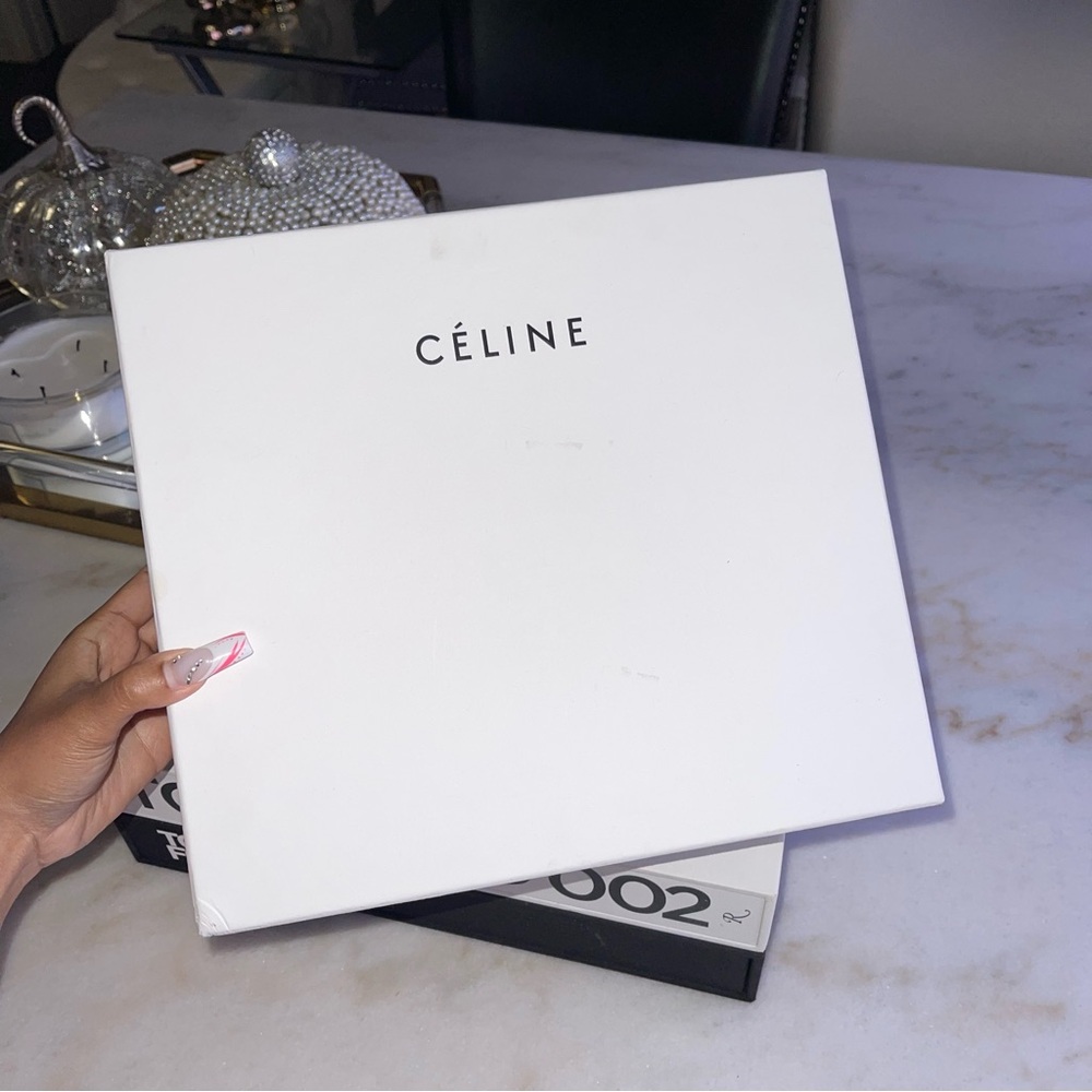 Céline Womens 35 Milk Calfskin Leather Open Toe Espadrille Sandal - Picture 15 of 16